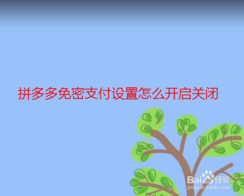 拼多多免密支付怎么取消_拼多多取消免密支付多多钱包_拼多多免密支付咋取消