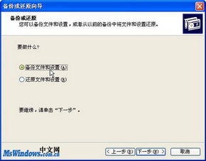 windows xp 系统 备份